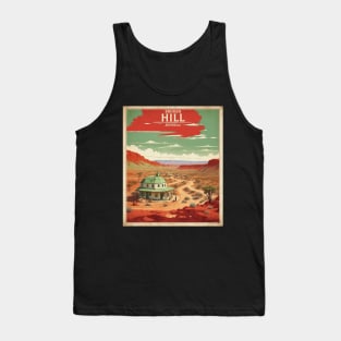 Broken Hill Australia Vintage Travel Poster Tank Top